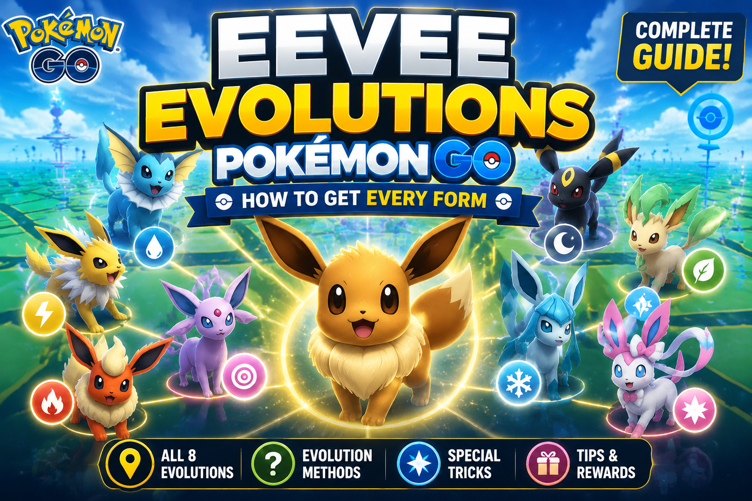 Eevee Evolutions Pokemon GO How to Get Every Form