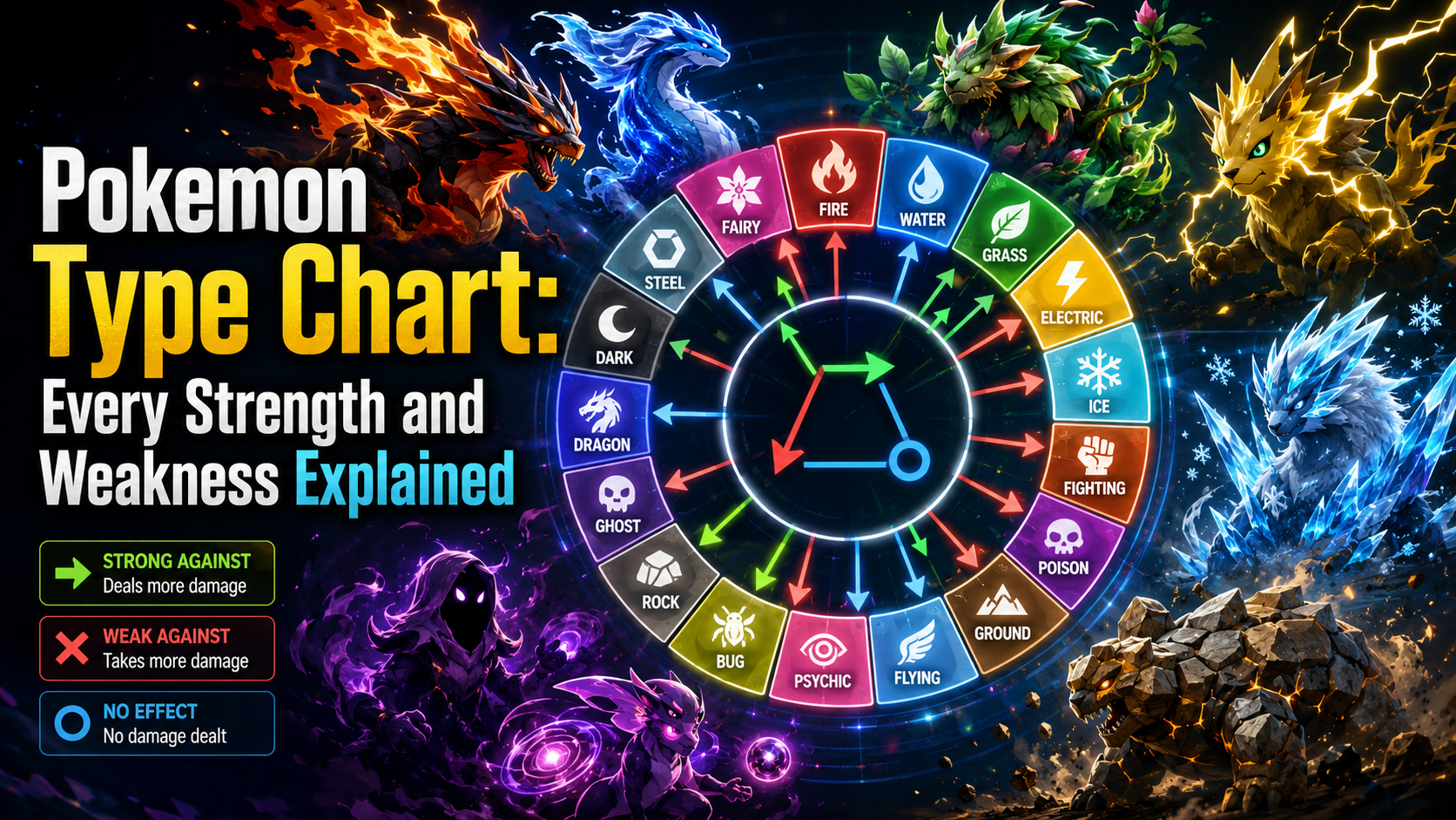 Pokemon Type Chart: Every Strength and Weakness Explained